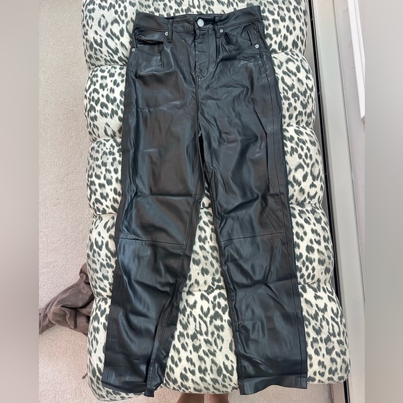 Blank NYC Pants - Blank NYC Black Faux Leather Pants Size 26